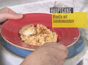 Fischrisotto mit Jakobsmuscheln und deren Korallen-Mayonnaise - Rezept - Bild Nr. 2