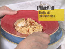 Fischrisotto mit Jakobsmuscheln und deren Korallen-Mayonnaise - Rezept - Bild Nr. 2