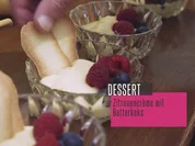 Zitronencreme mit Waldbeeren und “Lingue di Gatto” Keksen - Rezept - Bild Nr. 5705