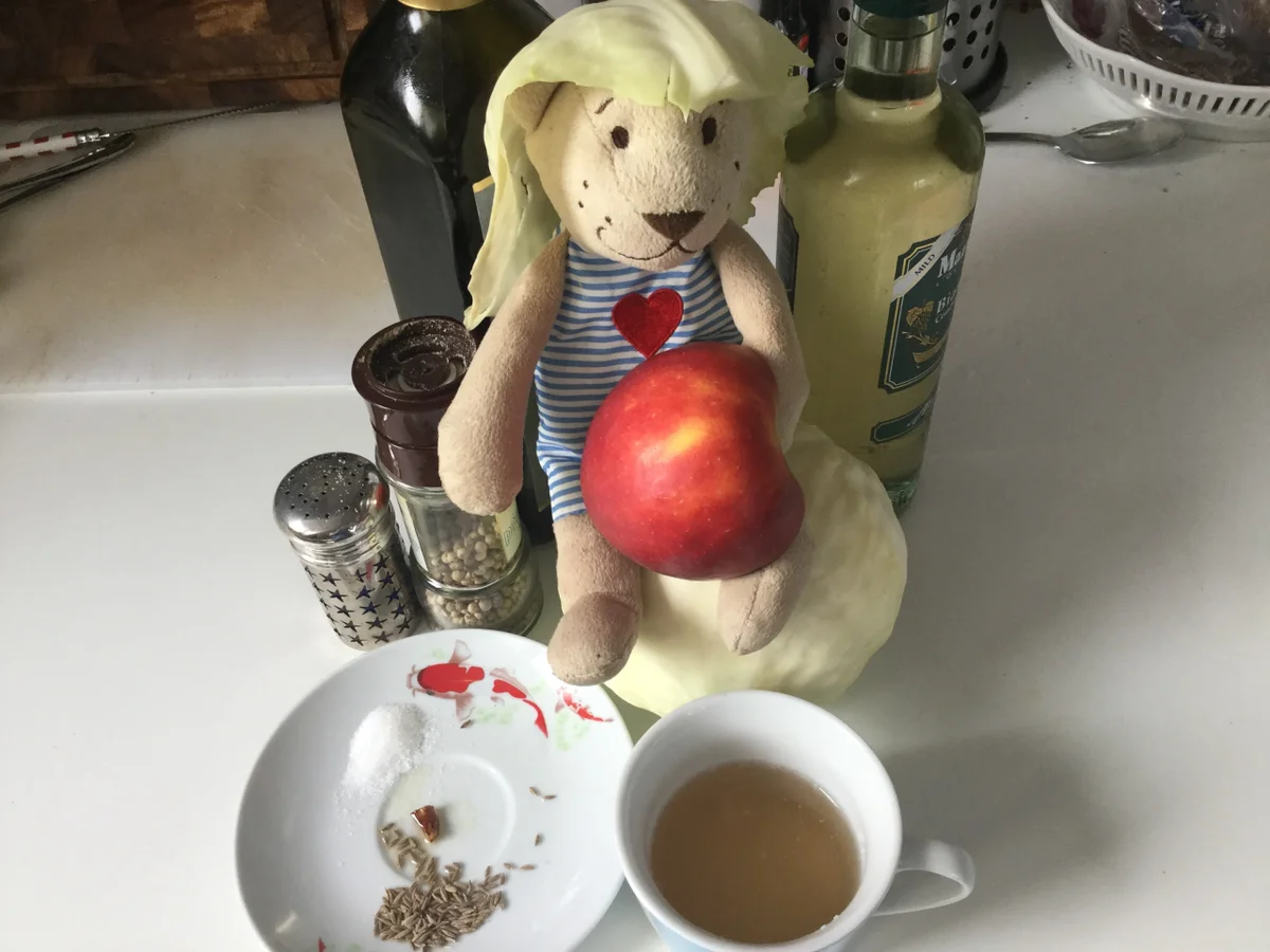 Rezept: Weißkohlsalat mit Apfel Bild Nr. 5706 Weißkohlsalat mit Apfel - Rezept - Bild Nr. 5706