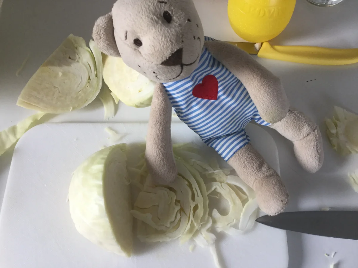 Rezept: Weißkohlsalat mit Apfel Bild Nr. 5707 Weißkohlsalat mit Apfel - Rezept - Bild Nr. 5707