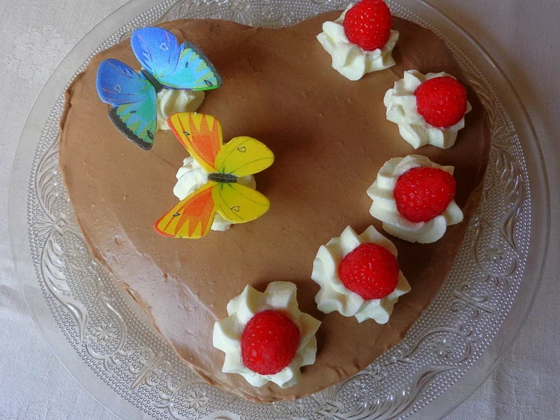 Rezept: Schokoladen - Mascarpone - Herz Bild Nr. 2 Schokoladen - Mascarpone - Herz - Rezept - Bild Nr. 2