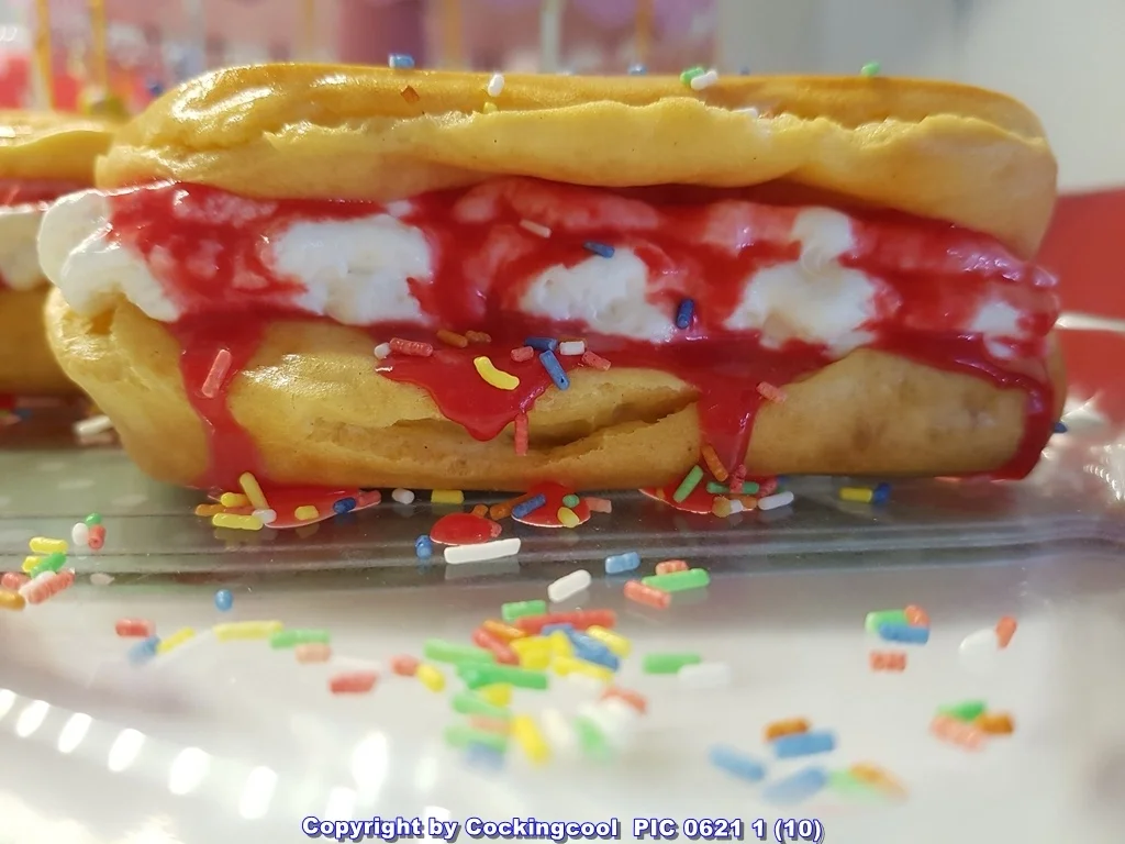 "Eclairs" Liebesknochen mit Vanillecreme - Rezept - Bild Nr. 5723