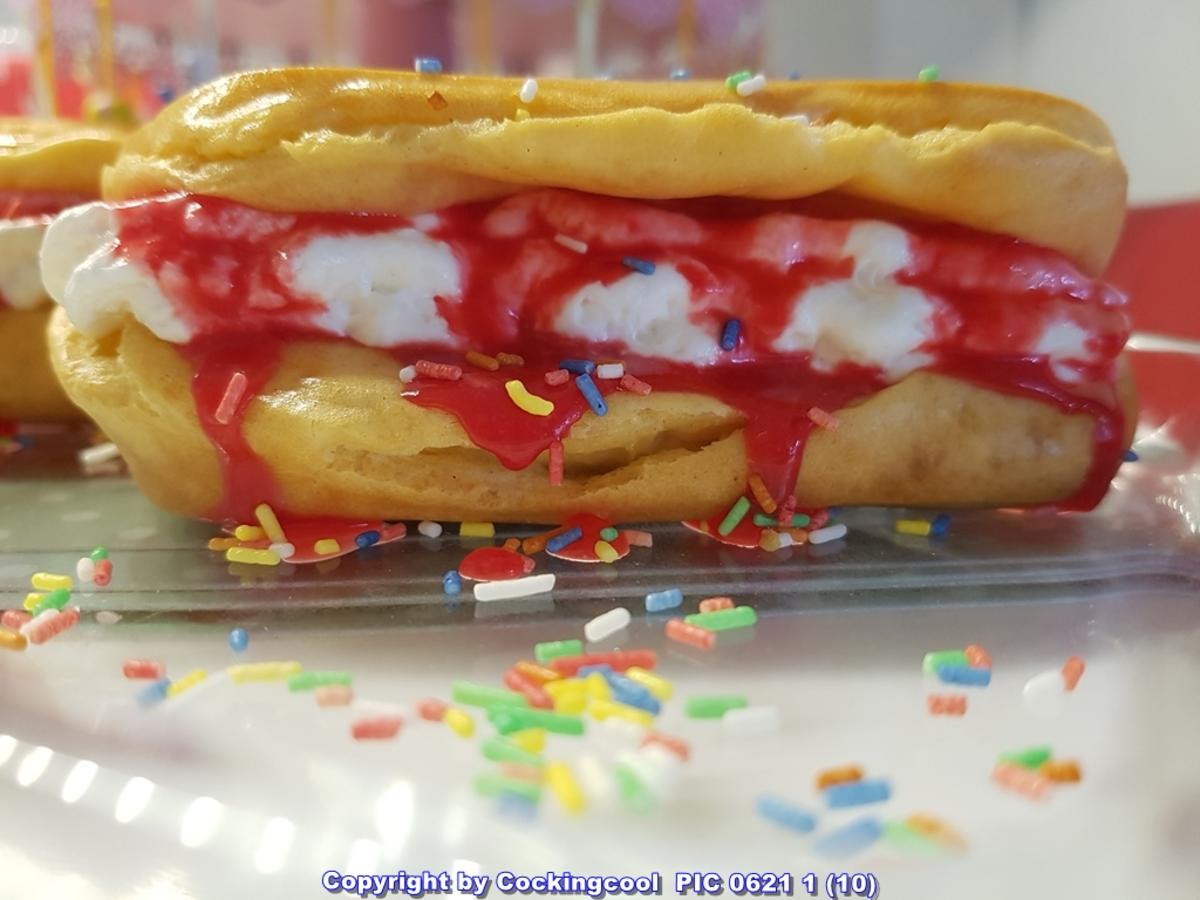 "Eclairs" Liebesknochen mit Vanillecreme - Rezept - kochbar.de "Eclairs" Liebesknochen mit Vanillecreme - Rezept - kochbar.de