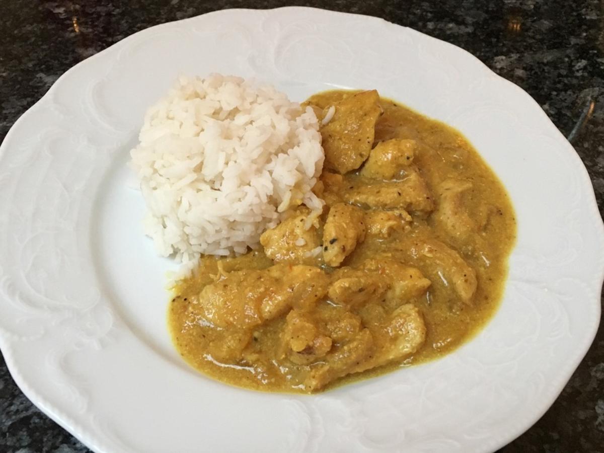 Bilder für Indisches Huhn in Mandelsauce - Rezept