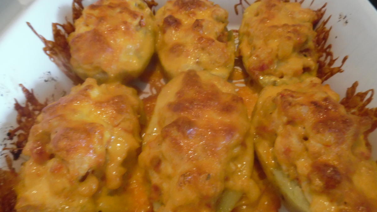 Chicken Potatoes mit Paprika-Rahm-Dip - Rezept - Bild Nr. 5726