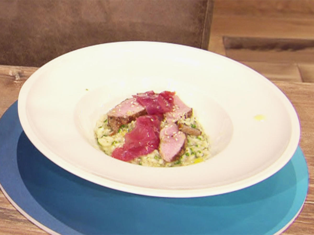 Risotto mit Wildschwein und Thunfisch (Blick in Trettls Topf) - Rezept ...