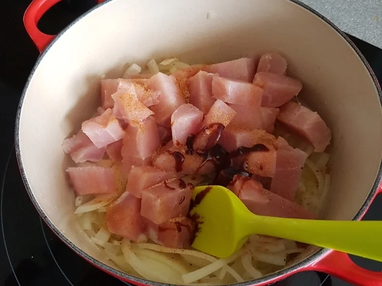 Putenfiletgulasch mit Süsskartoffelsticks à la Biggi - Rezept - Bild Nr. 5747