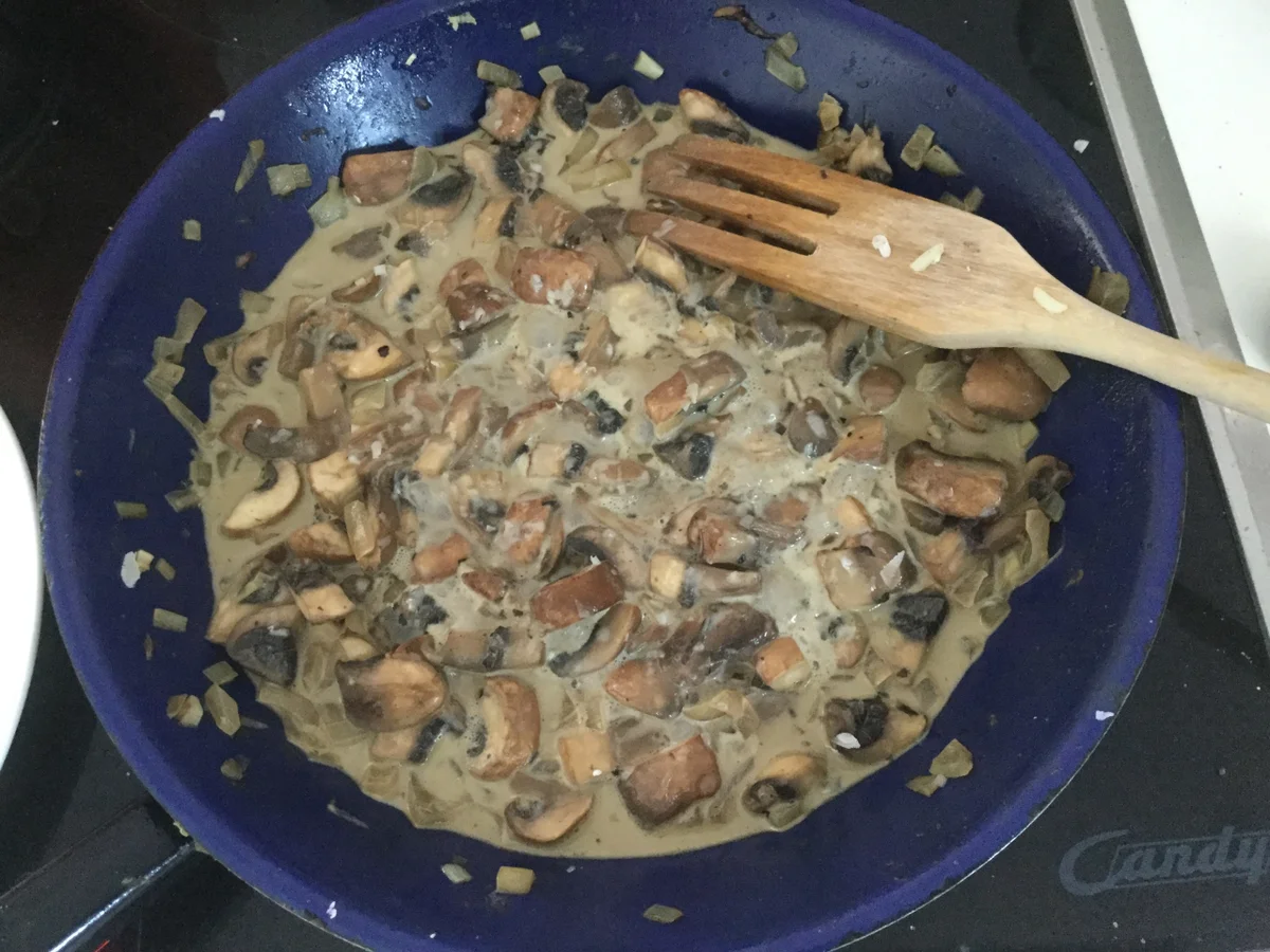 Hähnchenbrust an braunen Curry-Champignons - Rezept - Bild Nr. 5754