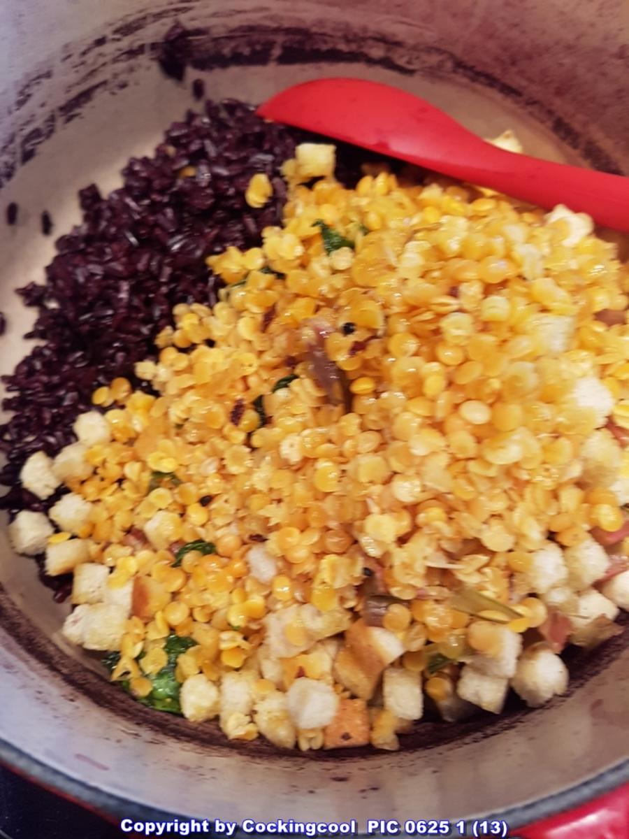 Schwarzer Reis und rote Linsen Salat - Rezept - Bild Nr. 5766