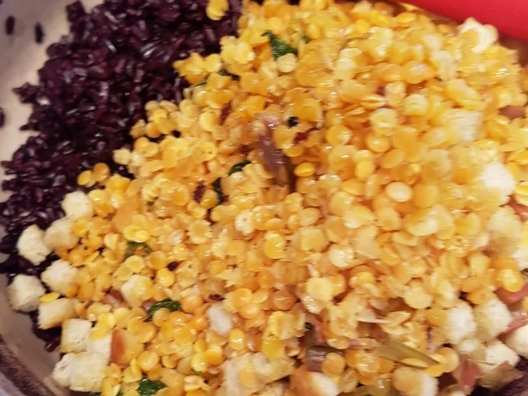 Rezept: Schwarzer Reis und rote Linsen Salat Bild Nr. 5766 Schwarzer Reis und rote Linsen Salat - Rezept - Bild Nr. 5766