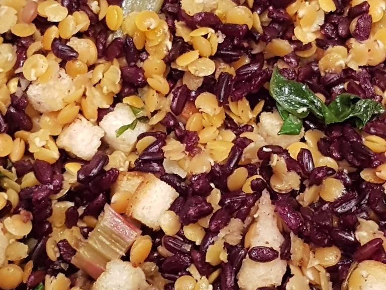 Rezept: Schwarzer Reis und rote Linsen Salat Bild Nr. 5768 Schwarzer Reis und rote Linsen Salat - Rezept - Bild Nr. 5768