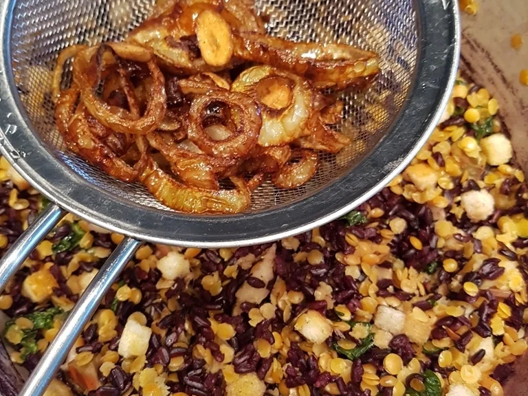 Rezept: Schwarzer Reis und rote Linsen Salat Bild Nr. 5770 Schwarzer Reis und rote Linsen Salat - Rezept - Bild Nr. 5770