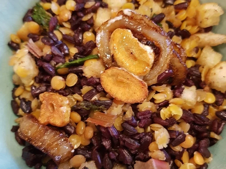 Rezept: Schwarzer Reis und rote Linsen Salat Bild Nr. 5776 Schwarzer Reis und rote Linsen Salat - Rezept - Bild Nr. 5776