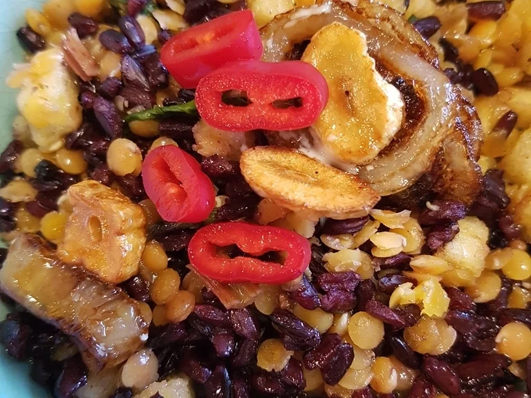 Rezept: Schwarzer Reis und rote Linsen Salat Bild Nr. 5777 Schwarzer Reis und rote Linsen Salat - Rezept - Bild Nr. 5777