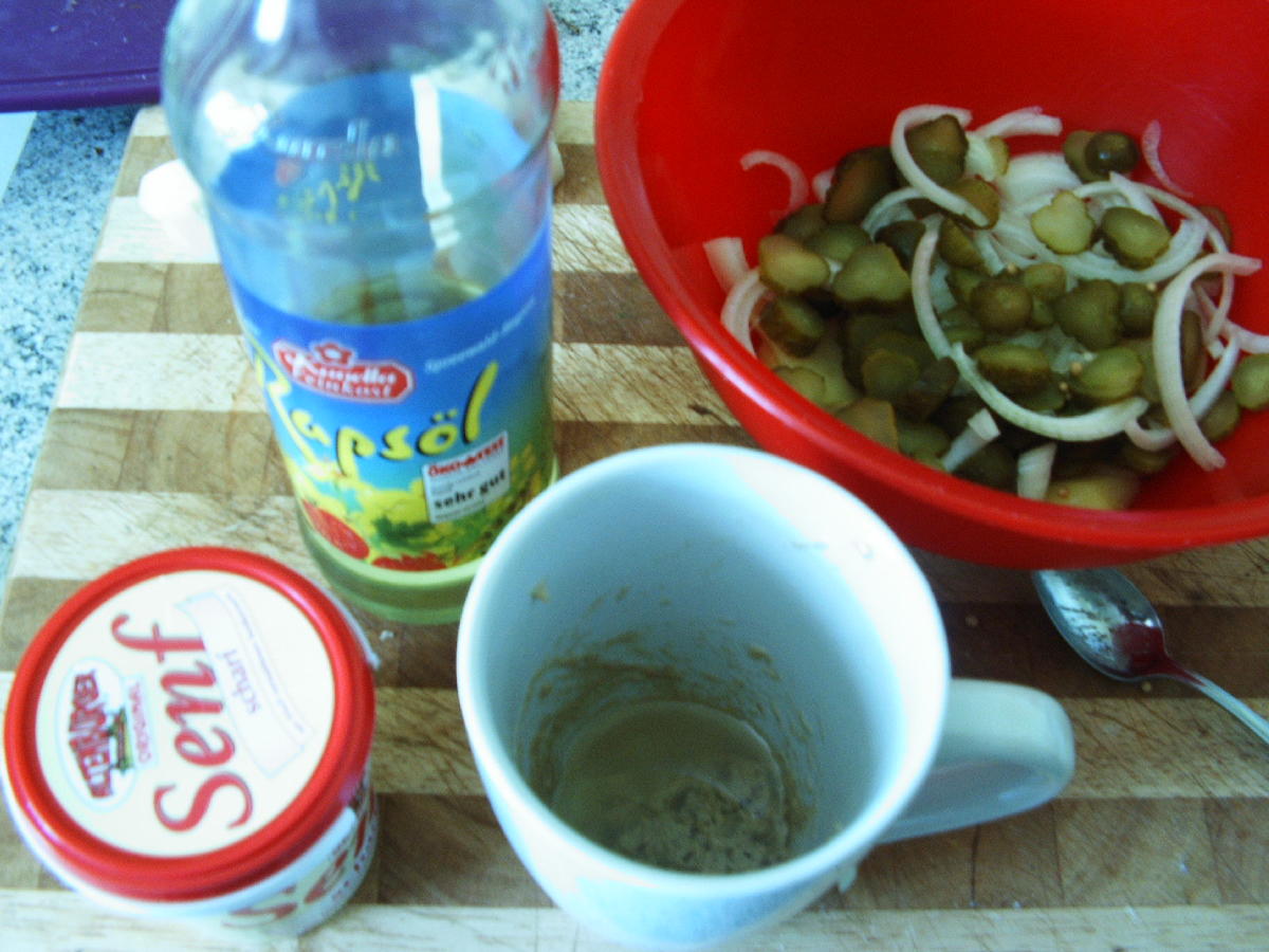 Kartoffelsalat mit Gewürzgurke - Rezept - Bild Nr. 5762