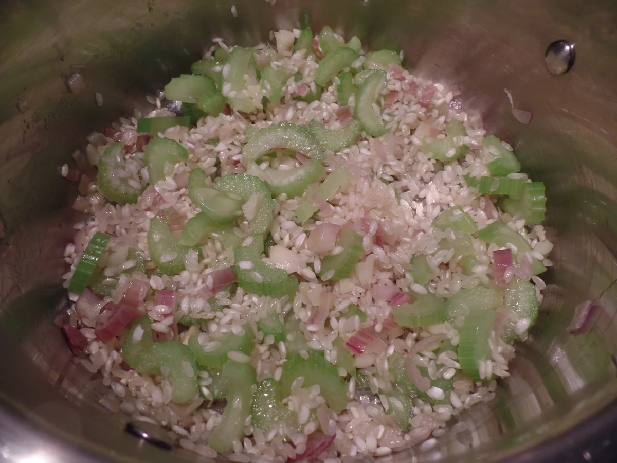 Spargelrisotto mit Kürbiskernbiss - Rezept - Bild Nr. 5763