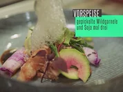 Rezept: Tataki vom Gelbflossen Thunfisch, gepickelte Wildgarnele, Soja mal 3, Radieschen Bild Nr. 3 Tataki vom Gelbflossen Thunfisch, gepickelte Wildgarnele, Soja mal 3, Radieschen - Rezept - Bild Nr. 3