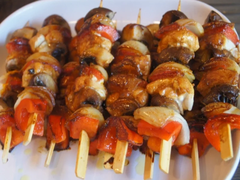 Rezept: Hähnchenbrustfilet-Gemüse-Spieße Bild Nr. 5768 Hähnchenbrustfilet-Gemüse-Spieße - Rezept - Bild Nr. 5768