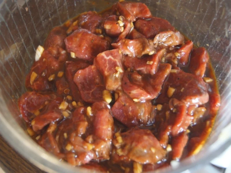 Rindfleisch Szechuan Art mit gebratenen Eier-Reis - Rezept - Bild Nr. 5764