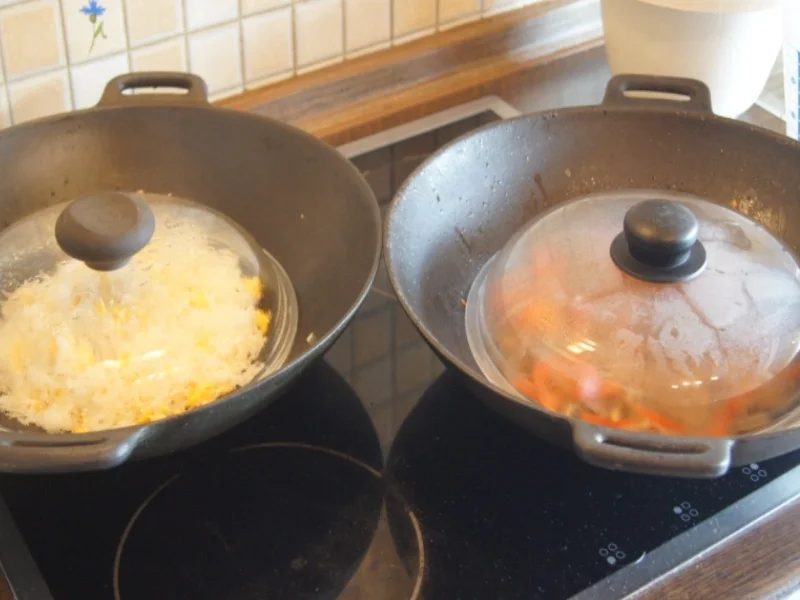 Rindfleisch Szechuan Art mit gebratenen Eier-Reis - Rezept - Bild Nr. 5777