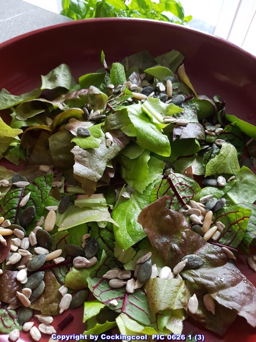 Süsskartoffel- Sprossen- Körner Sauerampfer und Babysalat Blätter - Rezept - Bild Nr. 5772