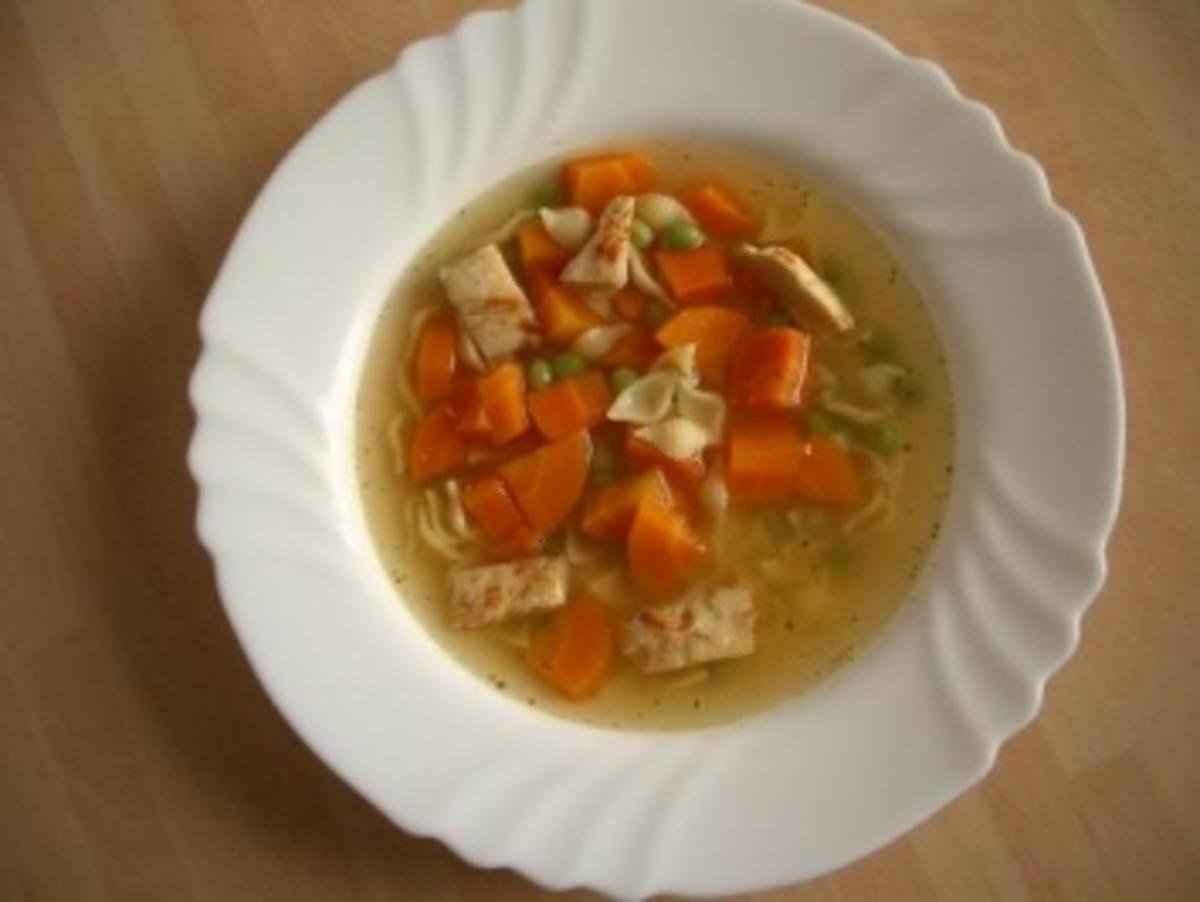 schnelle kräftige Suppe zum warm werden ;-) - Rezept