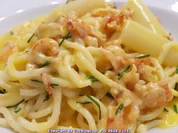 Spaghetti Spargel und Meeresfrüchte - Rezept - Bild Nr. 5766