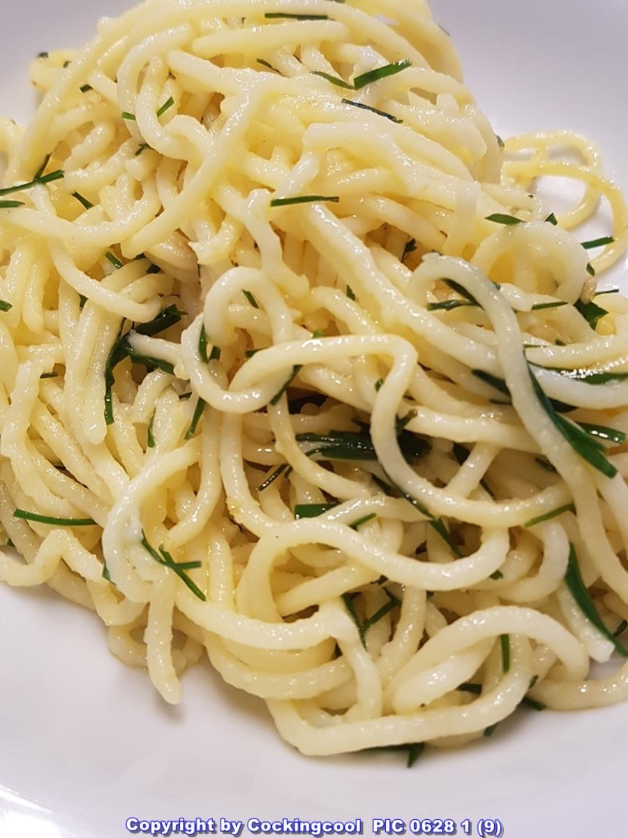 Spaghetti Spargel und Meeresfrüchte - Rezept - Bild Nr. 5774