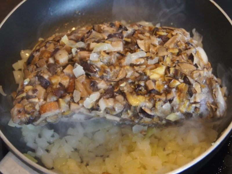 Sellerieschnitzel mit Waldpilzragout - Rezept - Bild Nr. 5786