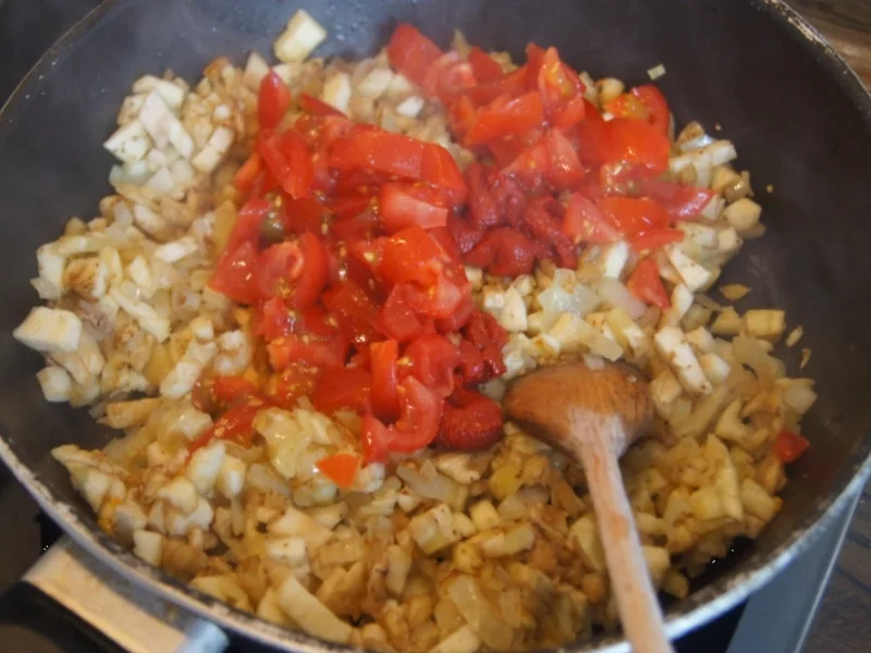 Auberginen gefüllt - Rezept - Bild Nr. 5796