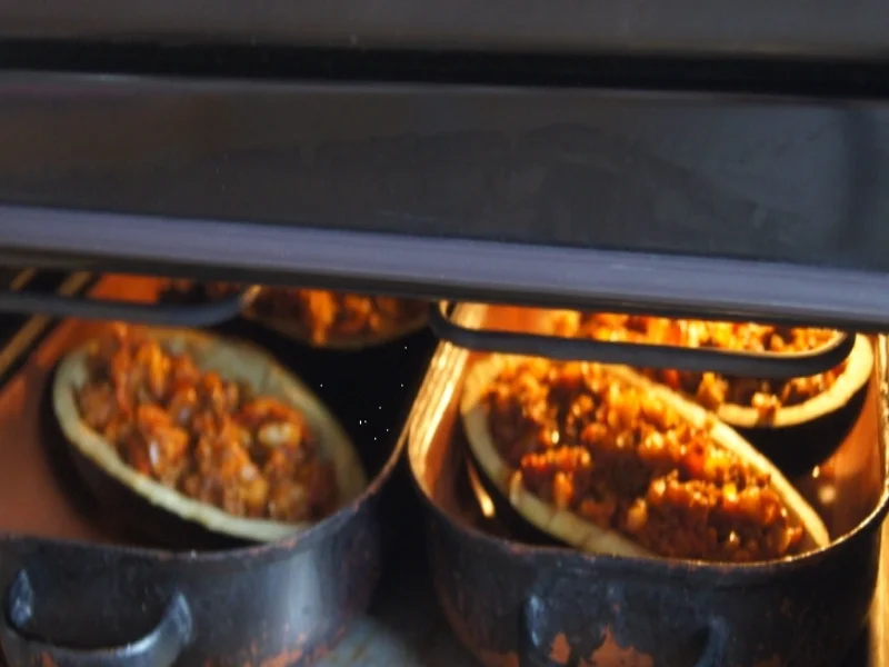 Auberginen gefüllt - Rezept - Bild Nr. 5798