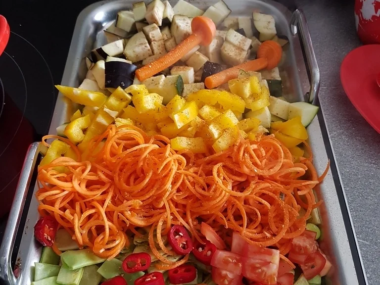 Gemüsepfanne "simple the Best" aber die Schnitttechnik macht es aus - Rezept - Bild Nr. 4