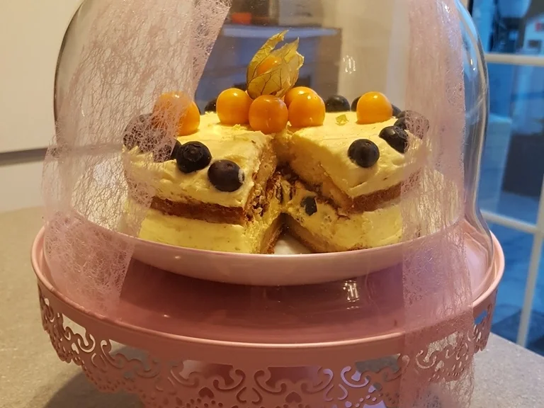 Blaubeeren Physalis Sahnetörtchen - Rezept - Bild Nr. 5811