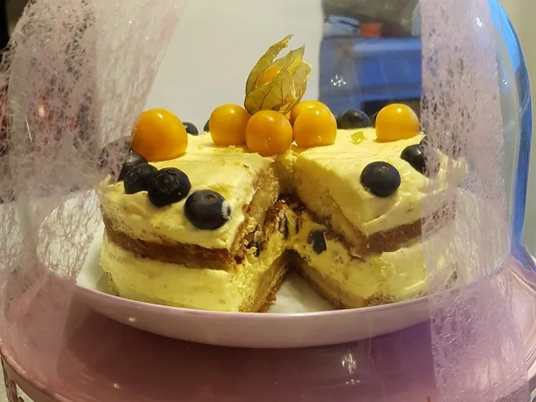 Blaubeeren Physalis Sahnetörtchen - Rezept - Bild Nr. 5812