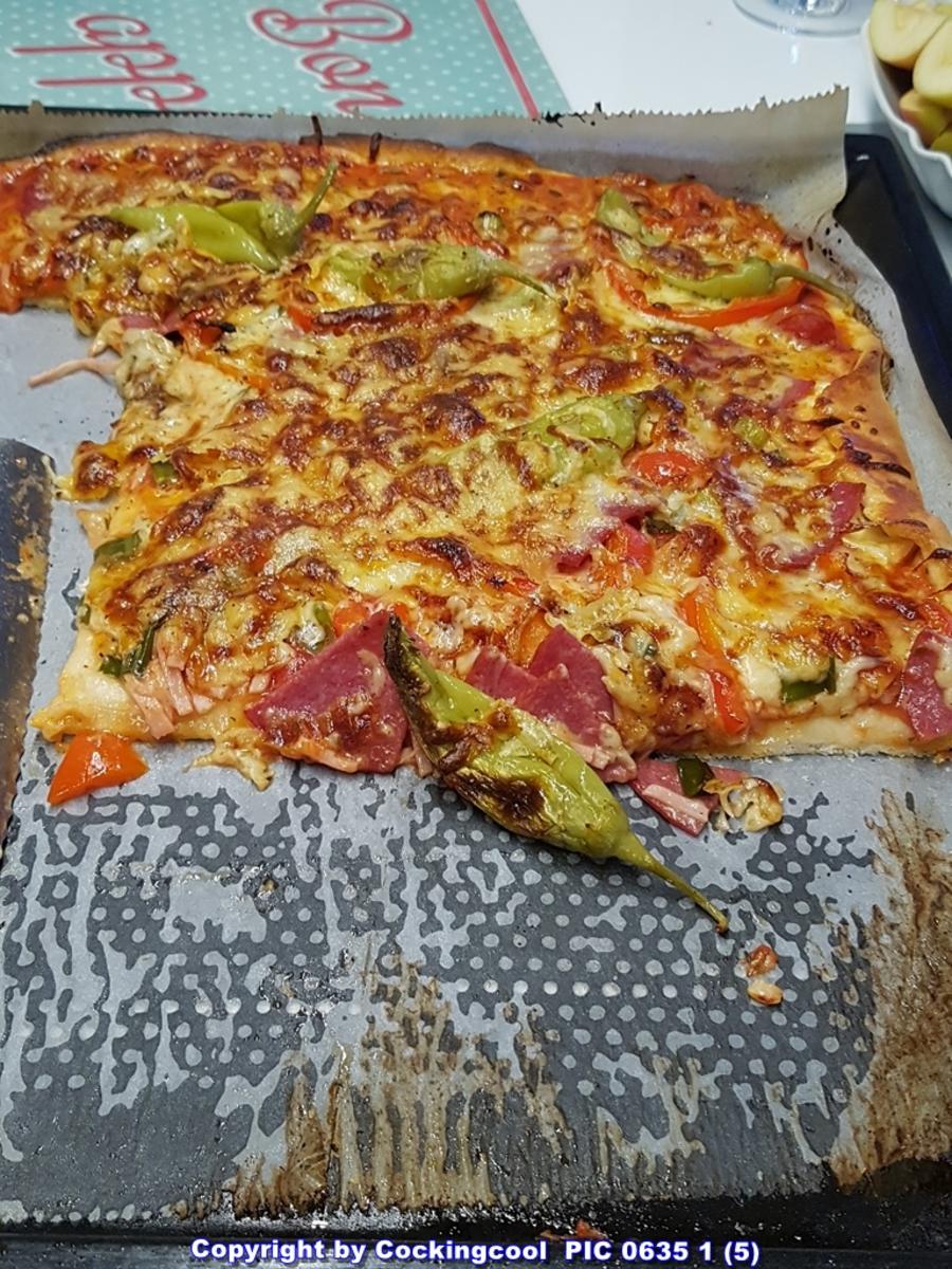 Pizza vom Blech und richtig HOT - Rezept - Bild Nr. 5804