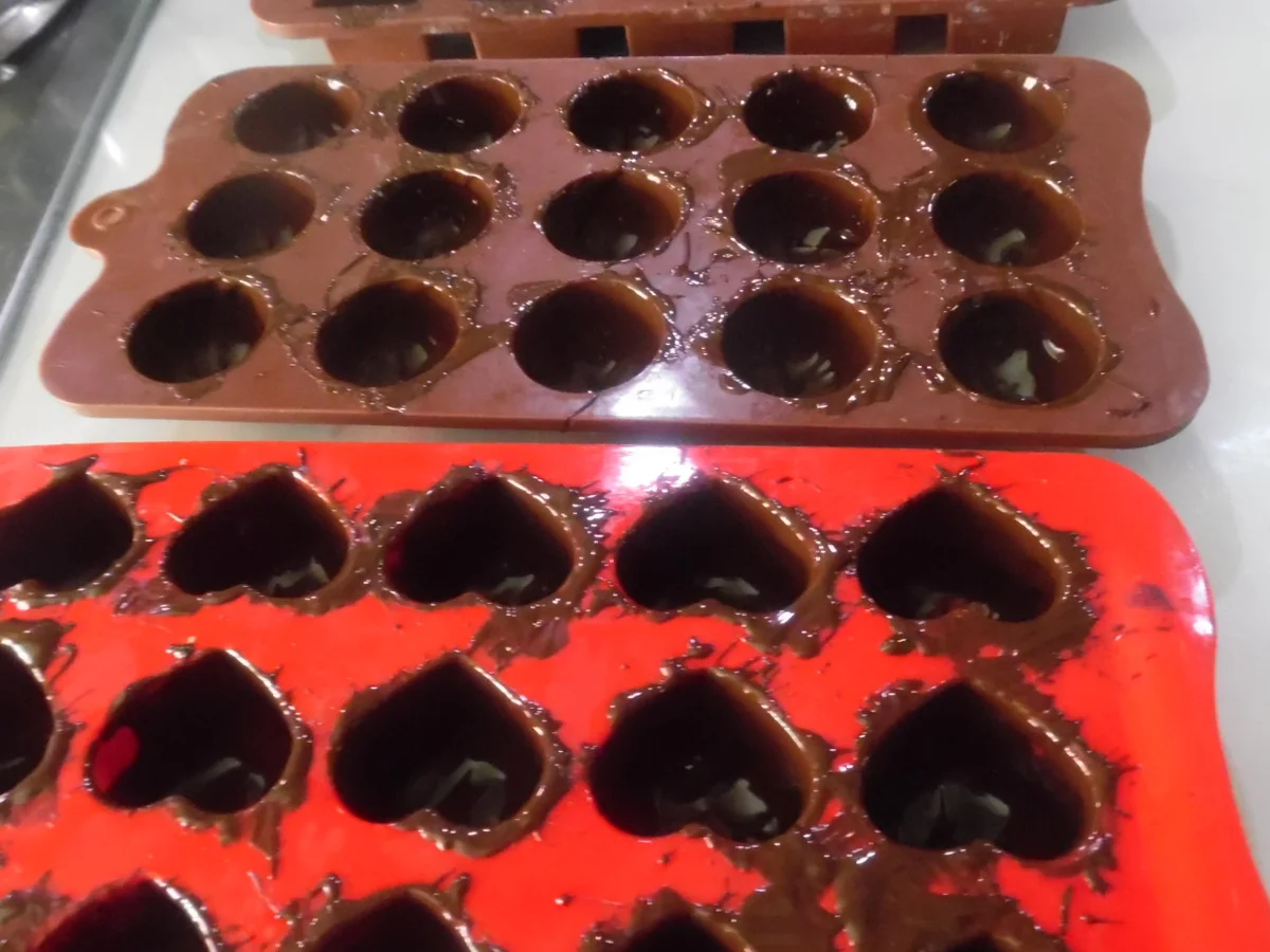 Nougat-Eis-Pralinen - Rezept - Bild Nr. 5805