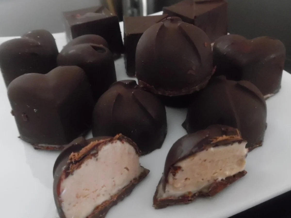 Nougat-Eis-Pralinen - Rezept - Bild Nr. 5805