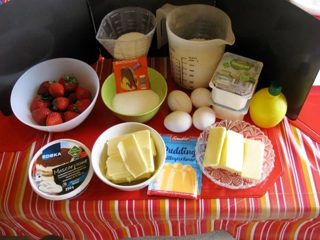 Erdbeeren Käsekuchen mit Streusel - Rezept - Bild Nr. 5804