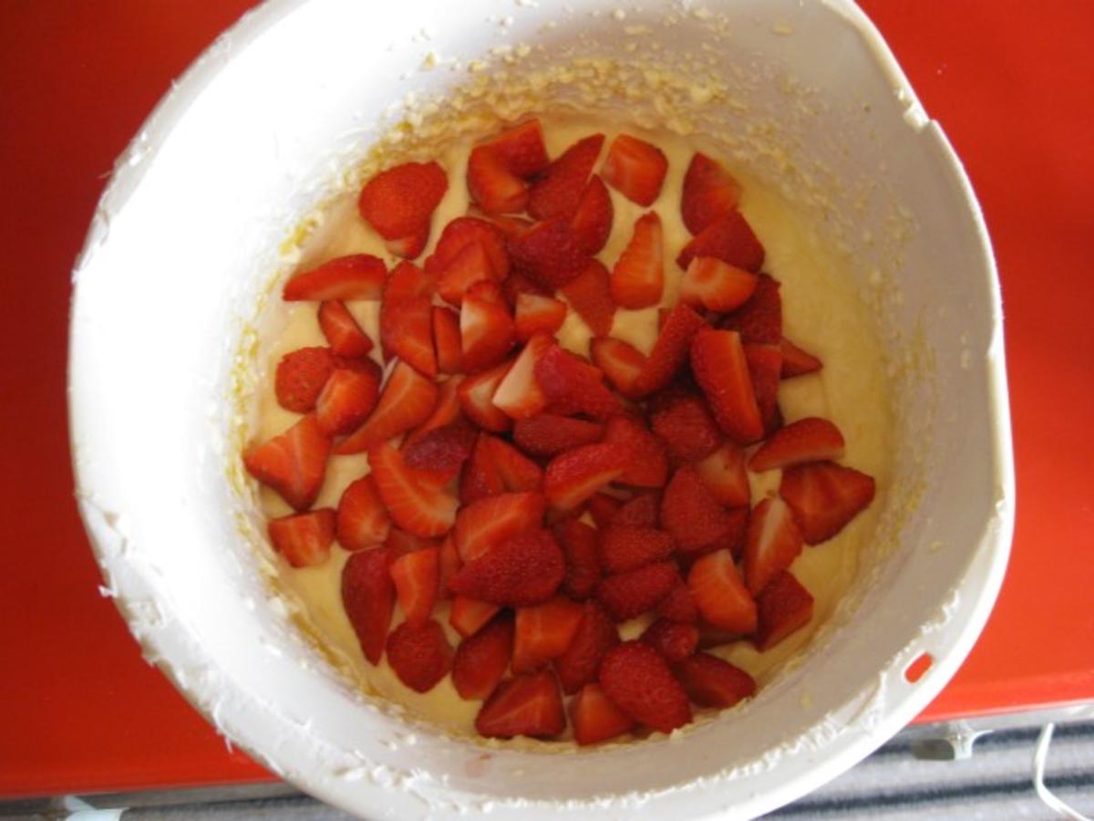 Erdbeeren Käsekuchen mit Streusel - Rezept - Bild Nr. 5812