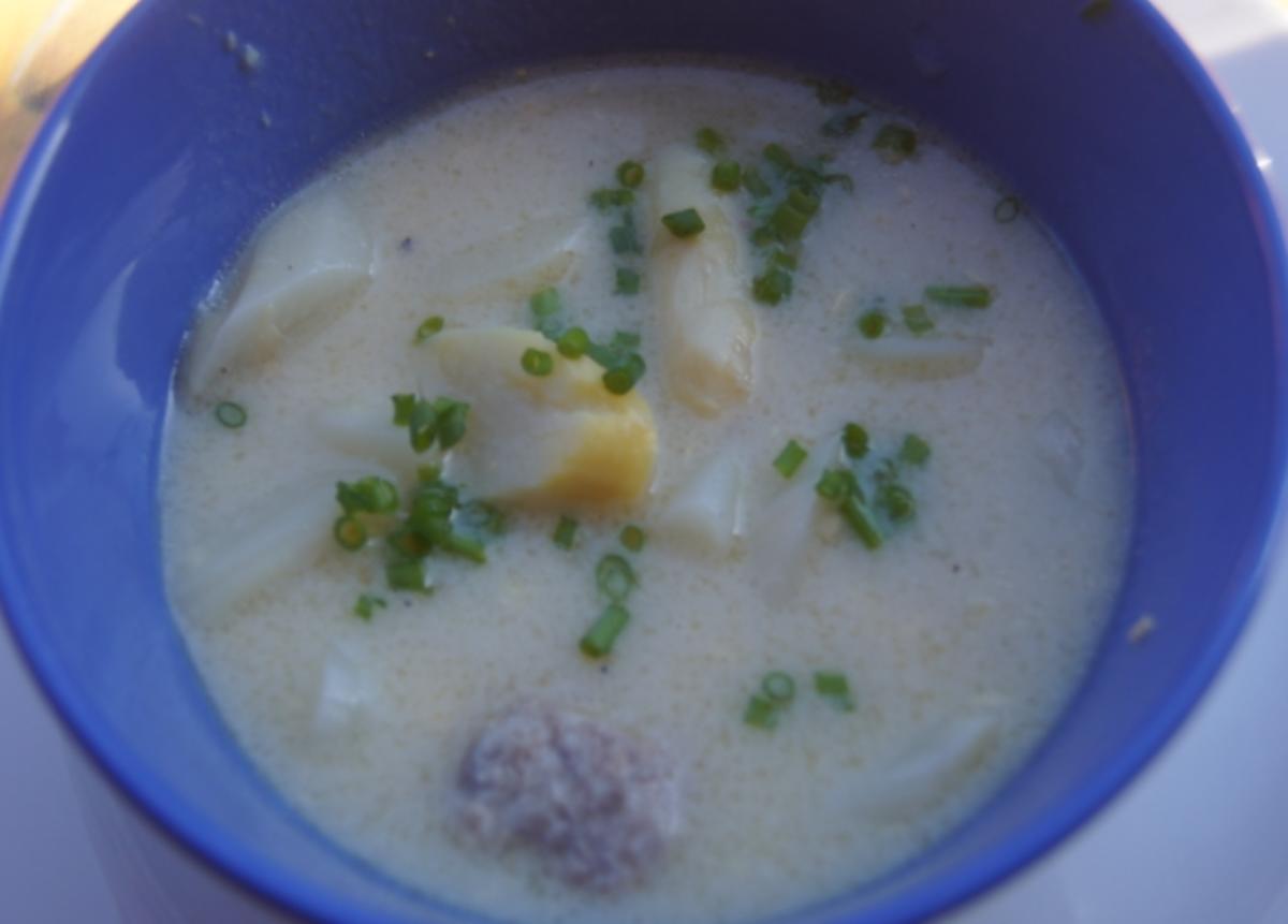 Spargelsuppe mit Einlage - Rezept Gesendet von MausVoh