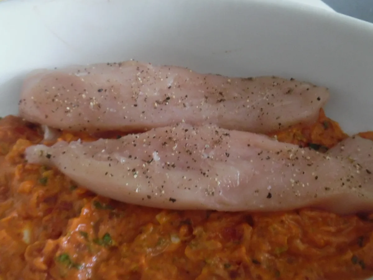 Rezept: Hühnerbrust-Filet "Caprese" Bild Nr. 5815 Hühnerbrust-Filet "Caprese" - Rezept - Bild Nr. 5815