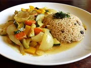 Pilzreis mit Schmorgemüse - Rezept - Bild Nr. 5814