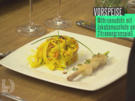 Möhrennudeln Kurkuma mit Jakobsmuscheln am Zitronengrasspieß - Rezept - Bild Nr. 2
