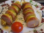 Rezept: Kartoffel-Zucchini-Fleischwurst-Spieße Bild Nr. 5814 Kartoffel-Zucchini-Fleischwurst-Spieße - Rezept - Bild Nr. 5814