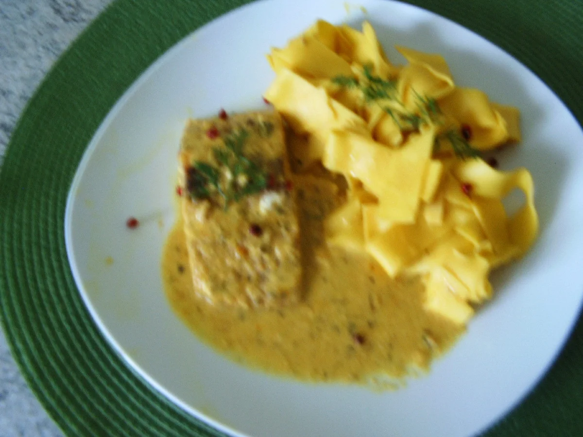 Rezept: Ofenlachs mit Senf-Honig-Dill-Soße Bild Nr. 5828 Ofenlachs mit Senf-Honig-Dill-Soße - Rezept - Bild Nr. 5828