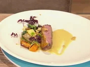 Entenbrust mit Kürbis und Mangold (Oliver Wnuk) - Rezept - Bild Nr. 2