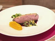 Entenbrust mit Kürbis und Mangold (Blick in Alis Topf) - Rezept - Bild Nr. 2