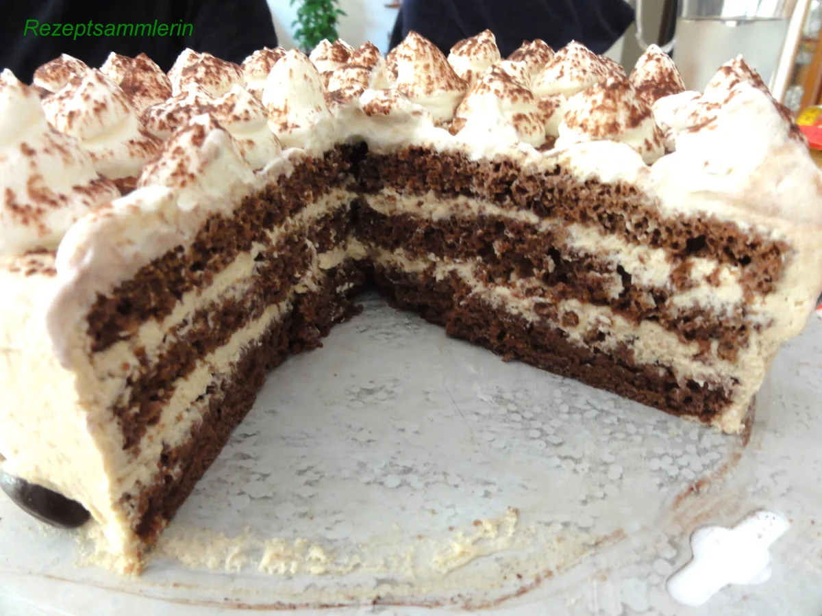 Rezept: Biskuit: LATTE ~ MACCHIATO ~ TORTE (22cm) Bild Nr. 5824 Biskuit: LATTE ~ MACCHIATO ~ TORTE (22cm) - Rezept - Bild Nr. 5824