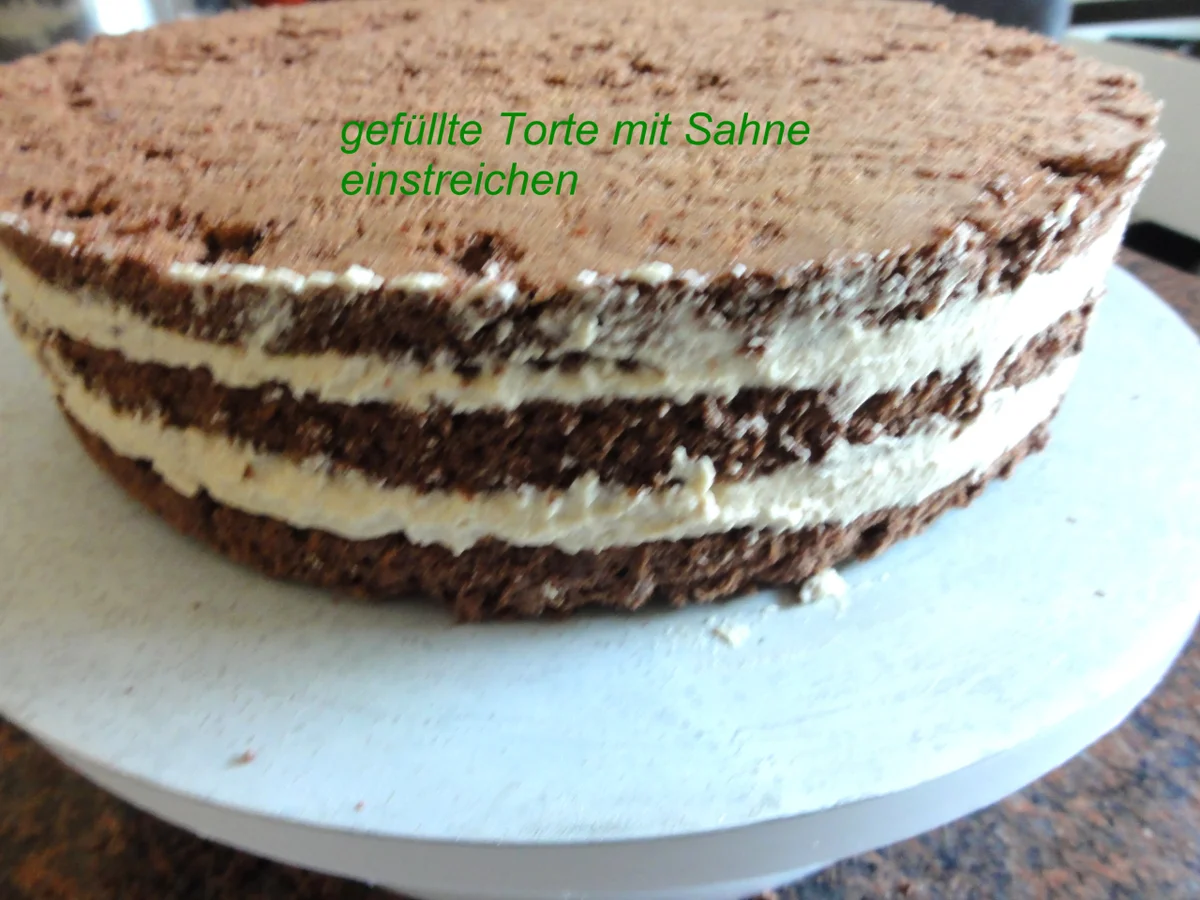 Rezept: Biskuit: LATTE ~ MACCHIATO ~ TORTE (22cm) Bild Nr. 5827 Biskuit: LATTE ~ MACCHIATO ~ TORTE (22cm) - Rezept - Bild Nr. 5827